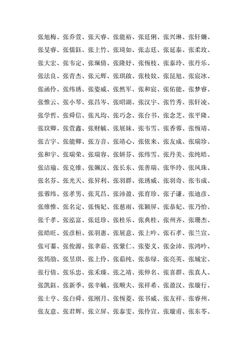 2019年姓张男孩名字 2019姓张的男孩名字最好听