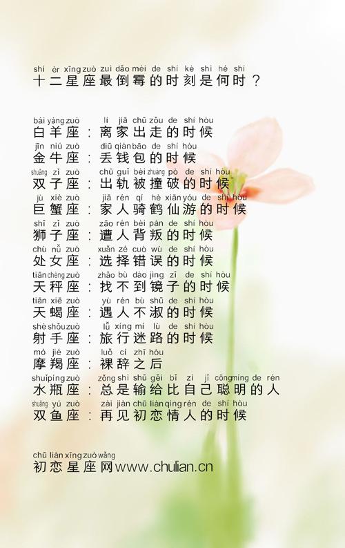 星座密语与<font color='red'>宝典</font> 星座密语馆