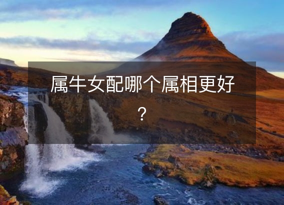 属牛女配哪个属相更好?
